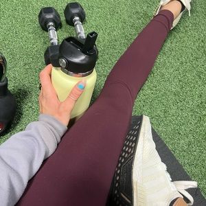 Maroon Lululemon Leggings